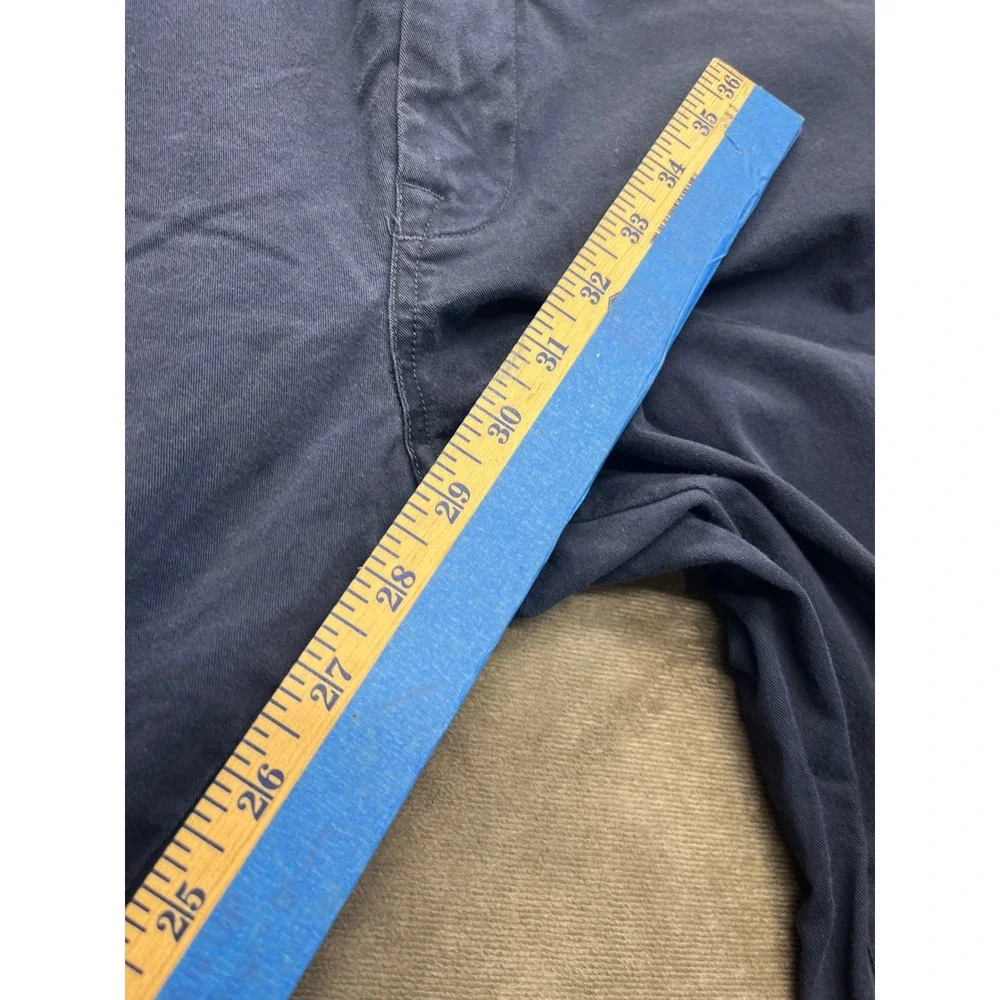 Polo Ralph Lauren Mens Stretch‎ Straight Fit Chino Pants Navy Blue 38x30